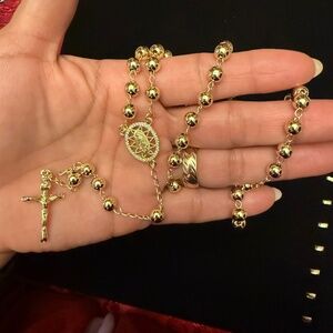 Gold plated rosaries